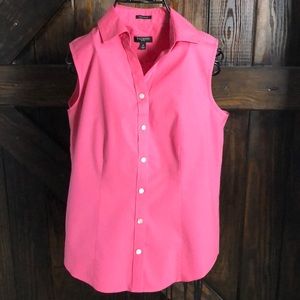 TALBOTS Petites Classic Sleeveless Shirt Size 2P